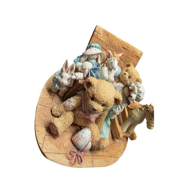 Cherished Teddies Christopher Old Friends Are the Best Friends Large Figurine - Picture 7 of 10
